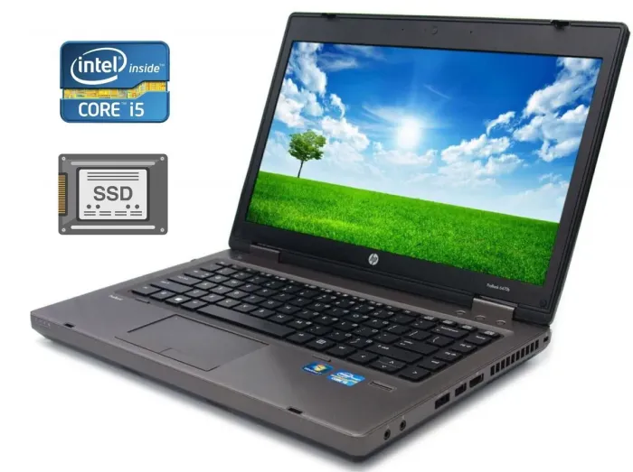 Ноутбук HP ProBook 6470b / 14" (1366x768) TN / Intel Core i5-3340M (2 (4) ядра по 2.7 - 3.4 GHz) / 8 GB DDR3 / 256 GB SSD / Intel HD Graphics 4000 / WebCam / DisplayPort / 4G LTE б/в - зображення 1