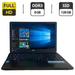 Ноутбук Acer Aspire E1-572 / 15.6" (1920x1080) TN / Intel Croe i5-4200M (2 (4) ядра по 2.5 - 3.1 GHz) / 8 GB DDR3 / 128 GB SSD / Intel HD Graphics 4600 / WebCam / HDMI б/в