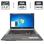 Ноутбук Acer Aspire V3-771 / 17.3" (1600x900) TN / Intel Core i3-2328M (2 (4) ядра по 2.2 GHz) / 6 GB DDR3 / 1000 GB HDD / Intel HD Graphics 3000 / WebCam / DVD-ROM б/в