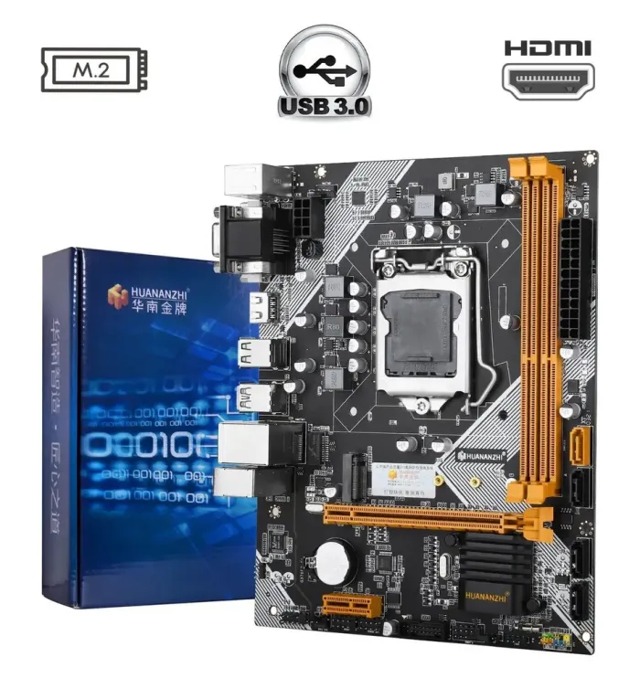 Материнська плата Huanan B75 M.2 / Socket LGA1155 - зображення 1
