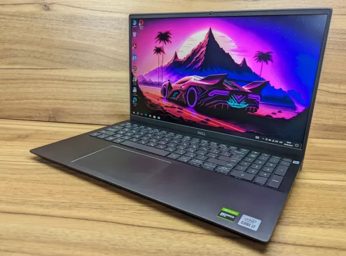 Ігровий ноутбук Dell Vostro 7500 / 15.6" (1920x1080) IPS / Intel Core i7-10750H (6 (12) ядер по 2.6 - 5.0 GHz) / 16 GB DDR4 / 1000 GB SSD / nVidia GeForce GTX 1650 Ti, 4 GB GDDR6, 128-bit / Fingerprint / WebCam / Windows 10 б/в - зображення 5