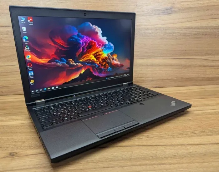Мобільна робоча станція Lenovo ThinkPad P53 / 15.6" (1920x1080) IPS / Intel Core i7-9850H (6 (12) ядер по 2.6 - 4.6 GHz) / 32 GB DDR4 / 1000 GB SSD / nVidia Quadro T2000, 4 GB GDDR5, 128-bit / WebCam / Fingerprint / Windows 10 б/в - зображення 4