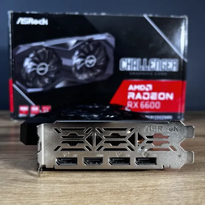 Дискретна відеокарта ASRock Radeon RX 6600 Challenger D, 8 GB GDDR6, 128-bit / 1x HDMI, 3x DisplayPort / Коробка / (RX6600 CLD 8G) б/в - зображення 3