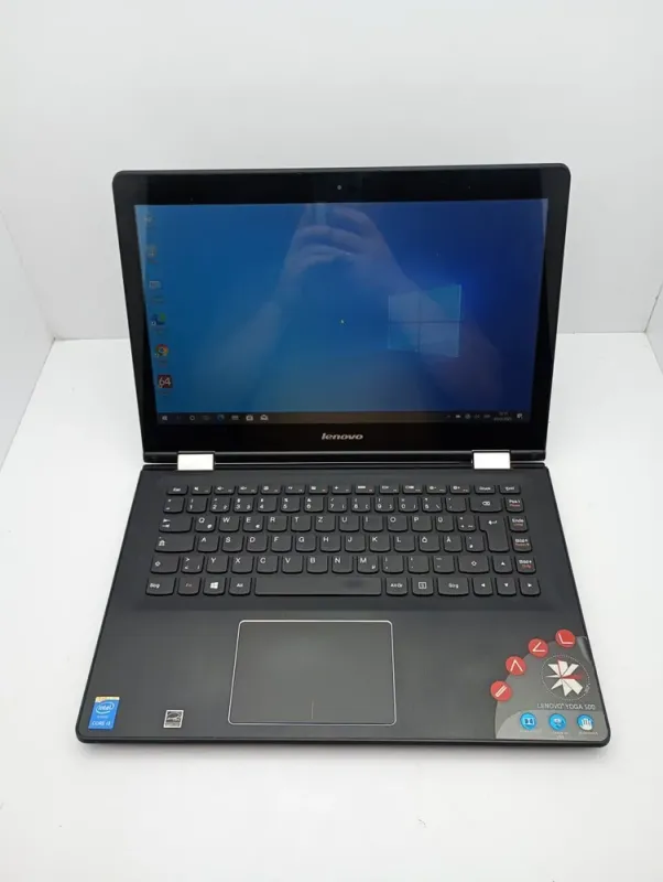 Ноутбук-трансфлррмер Lenovo Yoga 500 / 14" (1366x768) TN / Intel Core i3-5020U (2 (4) ядра по 2.2 GHz) / 4 GB DDR3 / 120 GB SSD / Intel HD Graphics 5500 / WebCam б/в - зображення 2
