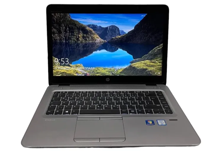 Ультрабук HP EliteBook 840 G3 / 14" (1920x1080) TN / Intel Core i5-6300U (2 (4) ядра по 2.4-3 GHz) / 8 GB DDR4 / 256 GB SSD / Intel HD Graphics 520 / WebCam / VGA / Win 10 Pro б/в - зображення 2