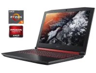 Ігровий ноутбук Б-клас Acer Nitro 5 AN515-42 / 15.6" (1920x1080) IPS / AMD Ryzen 5 2500U (4 (8) ядра по 2.0 - 3.6 GHz) / 16 GB DDR4 / 128 GB SSD + 1000 GB HDD / AMD Radeon RX 560X, 4 GB GDDR5, 128-bit / WebCam / Win 11 б/в