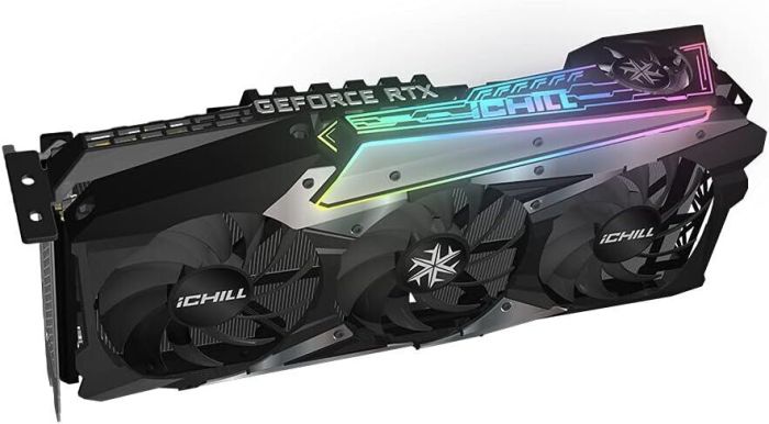 Дискретна відеокарта Inno3D GeForce RTX 3080 ICHILL X4 LHR, 10 GB GDDR6X, 320-bit / 1x HDMI, 3x DisplayPort / (C30804-106XX-1810VA36H) б/в - зображення 2
