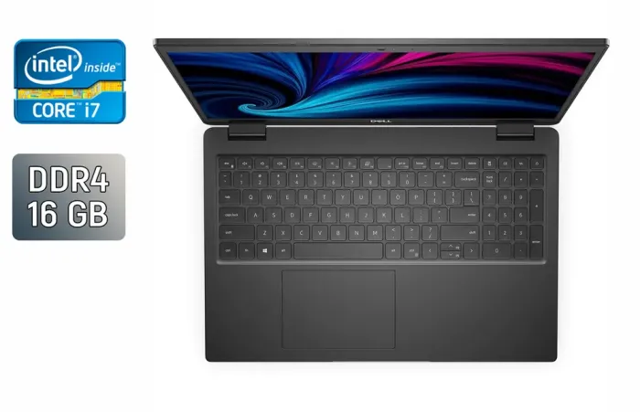 Ультрабук Dell Latitude 3520 / 15.6" (1920x1080) IPS / Intel Core i7-1165G7 (4 (8) ядра по 2.8 - 4.7 GHz) / 16 GB DDR4 / 512 GB SSD / Iris Xe Graphics / WebCam / Windows 10 б/в - зображення 1