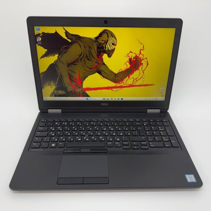 Ноутбук Dell Latitude 5570 / 15.6" (1920x1080) IPS / Intel Core i7-6820HQ (4 (8) ядра по 2.7 - 3.6 GHz) / 8 GB DDR4 / 256 GB SSD / AMD Radeon R7 M360, 2 GB GDDR3, 64-bit / WebCam б/в - зображення 3