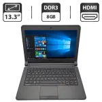 Ноутбук Dell Latitude 3340 / 13.3" (1366x768) TN / Intel Core i3-4030U (2 (4) ядра по 1.90 GHz) / 8 GB DDR3 / 500 GB HDD / Intel HD Graphics 4400 / WebCam б/в
