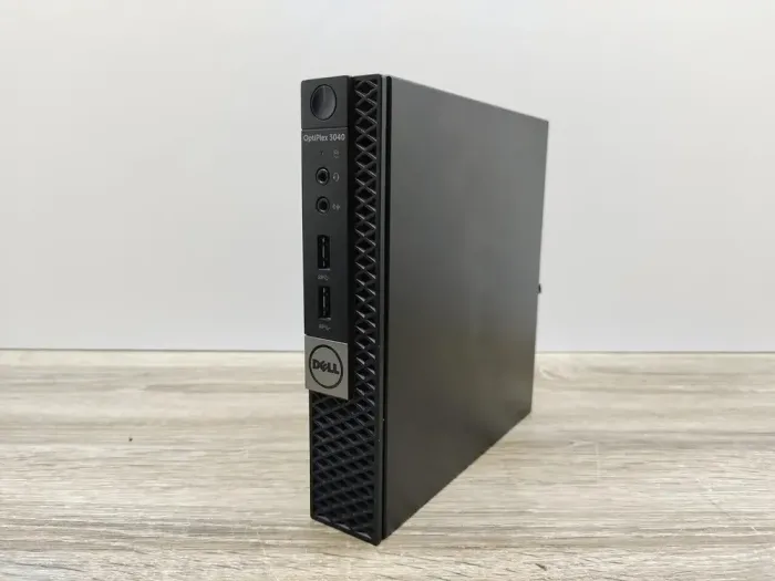 Неттоп Dell OptiPlex 3040M USFF / Intel Core i5-6500T (4 ядра по 2.5 - 3.1 GHz) / 8 GB DDR3 / 240 GB SSD / Intel HD Graphics 530 б/в - зображення 2