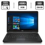 Ноутбук Dell Latitude E5440 / 14" (1600x900) TN Touch / Intel Core i5-4300U (2 (4) ядра по 1.9 - 2.9 GHz) / 8 GB DDR3 / 256 GB SSD / Intel HD Graphics 4400 / WebCam б/у