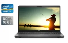 Ультрабук Б-клас Dell Latitude 5501 / 15.6" (1920x1080) IPS / Intel Core i5-9400H (4 (8) ядра по 2.5 - 4.3 GHz) / 16 GB DDR4 / 480 GB SSD / Intel UHD Graphics 630 / WebCam / Windows 10 б/в