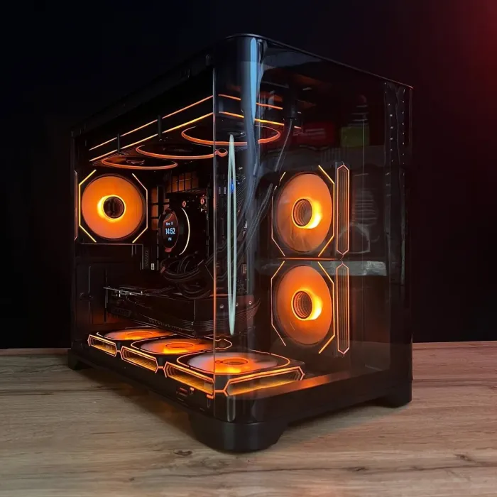 Збірка на замовлення: ігровий ПК GameMax Hype-M Black Tower / AMD Ryzen 7 7700 (8 (16) ядер по 3,8 - 5,3 ГГц) / 32 ГБ DDR5 / 2000 ГБ SSD M.2 / nVidia GeForce RTX 5070, 12 ГБ GDDR7, 192-bit / 750 Вт - зображення 2