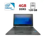 Ноутбук Б-клас Lenovo B50-10 / 15.6" (1366x768) TN / Intel Celeron N2840 (2 ядра по 2.16 - 2.58 GHz) / 4 GB DDR3 / 120 GB SSD / Intel HD Graphics / WebCam б/в