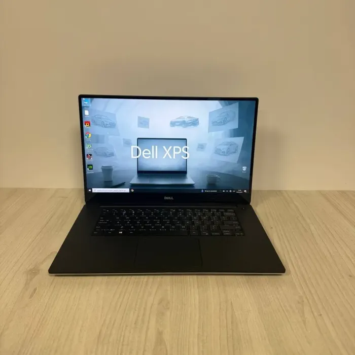 Ігровий ноутбук Б-класу Dell XPS 15 9550 / 15.6" (3840x2160) IPS Touch / Intel Core i7-6700HQ (4 (8) ядра по 2,6 - 3,5 ГГц) / 8 ГБ DDR4 / 256 ГБ SSD NVMe / nVidia GeForce GTX 960M, 2 ГБ GDDR5, 128-біт б/в - зображення 2