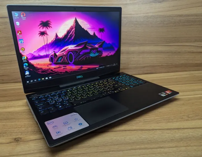 Ігровий ноутбук Dell G5 5505 / 15.6" (1920x1080) IPS / AMD Ryzen 7 4800H (8 (16) ядер по 2.9 - 4.2 GHz) / 16 GB DDR4 / 512 GB SSD / AMD Radeon RX 5600M, 6 GB GDDR6, 192-bit / HDMI / WebCam / Windows 10 б/в - зображення 4