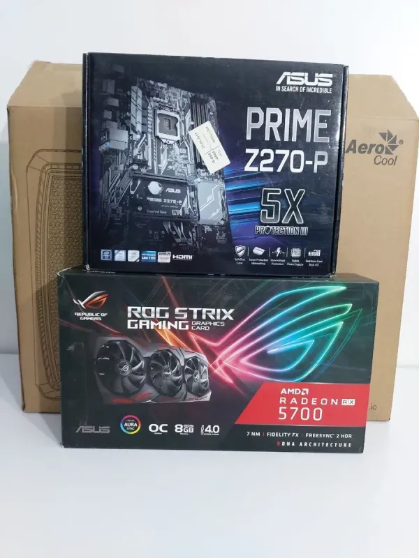 Ігровий ПК AeroCool Aero One Frost Tower / Intel Core i7-7700 (4 (8) ядер 3,6 - 4,2 ГГц) / 32 ГБ DDR4 / 512 ГБ SSD M.2 + 1000 ГБ HDD / AMD Radeon RX 5700 XT, 8 ГБ GDDR6, 256-біт / 650 Вт б/в - зображення 8