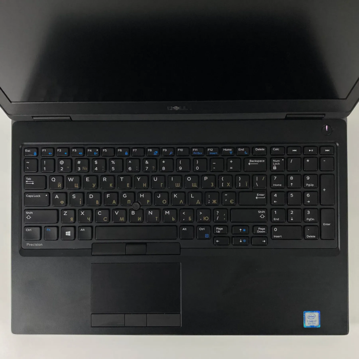 Мобільна робоча станція Dell Precision 7530 / 15,6" (1920x1080) IPS / Intel Core i7-8850H (6 (12) ядра по 2,6 - 4,3 ГГц) / 16 ГБ DDR4 / 512 ГБ SSD / nVidia Quadro P1000, 4 ГБ GDDR5, 128-біт / WebCam / HDMI б/в - зображення 3