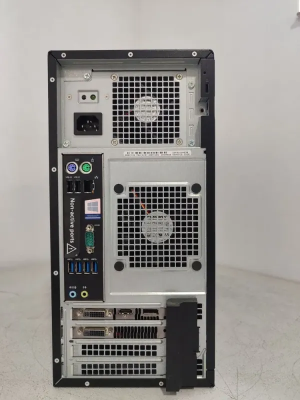 Робоча станція Dell Precision T3620 Tower / Intel Xeon E3-1270 v5 (4 (8) ядра по 3.6 - 4.0 GHz) / 16 GB DDR4 / 240 GB SSD / AMD Radeon R9 270, 2 GB GDDR5, 256-bit б/в - зображення 4
