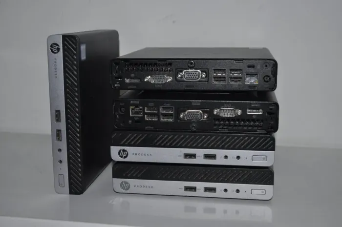 Неттоп HP ProDesk 400 G3 Mini PC USFF / Intel Core i5-7500T (4 ядра по 2.7 - 3.3 GHz) / 12 GB DDR4 / 240 GB SSD / Intel HD Graphics 630 / Windows 11 Pro б/в - зображення 7