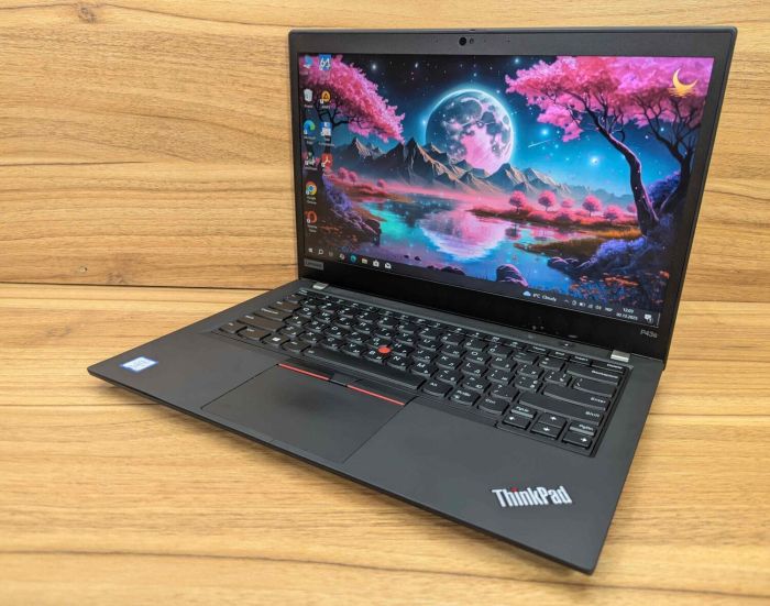 Мобільна робоча станція Lenovo ThinkPad P43s / 14" (1920x1080) IPS / Intel Core i7-8665U (4 (8) ядра по 1.9 - 4.8 GHz) / 32 GB DDR4 / 1000 GB SSD / nVidia Quadro P520, 2 GB GDDR5, 64-bit / HDMI / Windows 10 б/в - изображение 5