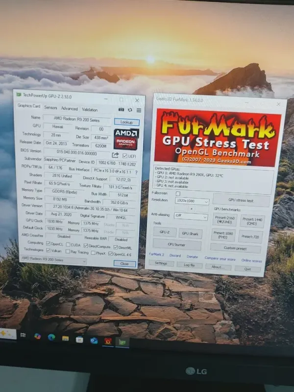Комплект ПК: Frontier Asaro Tower / Intel Core i7-4790 (4 (8) ядра по 3.6 - 4.0 GHz) / 32 GB DDR3 / 480 GB SSD + 500 GB HDD / AMD Radeon R9 290X, 8 GB GDDR5, 512-bit / 450W + Монітор LG 24MB37PM-B / 24" (1920x1080) IPS б/в - зображення 7
