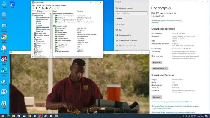Ноутбук Dell Latitude E7440 / 14" (1920x1080) IPS / Intel Core i5-4310U (2 (4) ядра по 2.0 - 3.0 GHz) / 8 GB DDR3 / 480 GB SSD / Intel HD Graphics 4400 / WebCam б/в - зображення 10