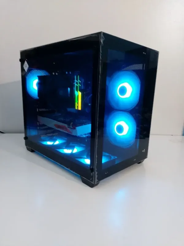 Ігровий ПК AeroCool Dryft Tower / Intel Core i5-9500 (6 ядер по 3,0 - 4,4 ГГц) / 16 ГБ DDR4 / 500 ГБ SSD M.2 + 1000 ГБ HDD / nVidia GeForce GTX 1080 Ti, 11 ГБ GDDR5X, 352-bit / 550 Вт б/в - зображення 2