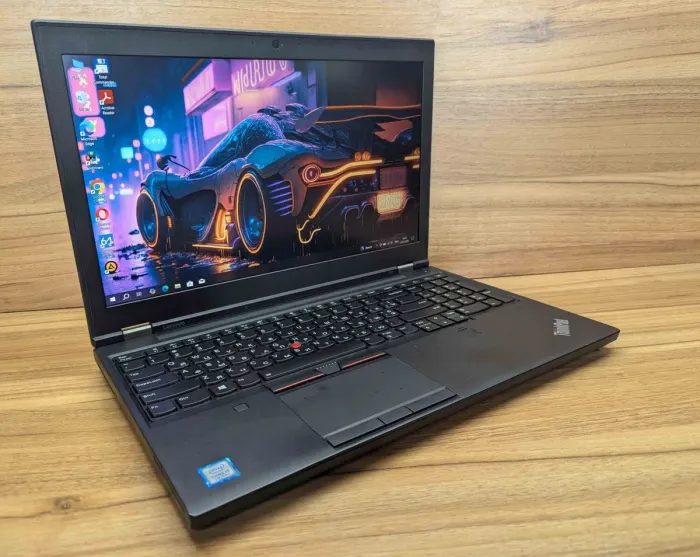 Мобільна робоча станція Lenovo ThinkPad P51 / 15.6" (1920x1080) IPS / Intel Core i7-7700HQ (4 (8) ядра по 2.8 - 3.8 GHz) / 16 GB DDR4 / 480 GB SSD / nVidia Quadro M1200, 4 GB GDDR5, 256-bit / WebCam / Fingerprint / Windows 10 б/в - зображення 4