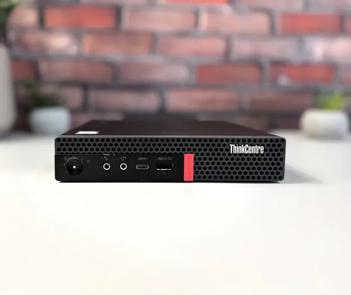 Неттоп Lenovo ThinkCentre M920q USFF / Intel Core i5-8400T (6 ядер по 1.7 - 3.3 GHz) / 16 GB DDR4 / 256 GB SSD M.2 / Intel UHD Graphics 630 / Wi-Fi б/в - зображення 2