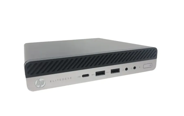 Неттоп HP EliteDesk 800 G3 Desktop Mini USFF / Intel Core i5-6400T (4 ядра по 2.2 - 2.8 GHz) / 16 GB DDR4 / 240 GB SSD / Intel UHD Graphics 530 + Блок живлення б/в - зображення 2