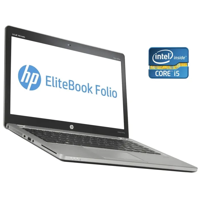 Ультрабук Б-класу HP EliteBook Folio 9470m / 14" (1366x768) TN / Intel Core i5-3437U (2 (4) ядра по 1.9 - 2.9 GHz) / 8 GB DDR3 / 500 GB HDD / Intel HD Graphics 4000 / WebCam / Win 10 / АКБ не тримає б/в - зображення 1