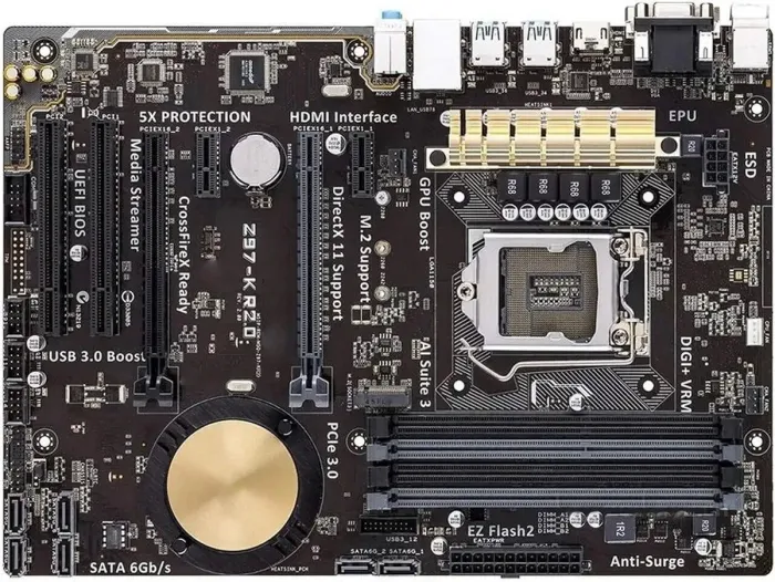 Материнська плата Asus Z97-K R2.0 OEM / Socket Intel LGA1150 / M.2 - зображення 2