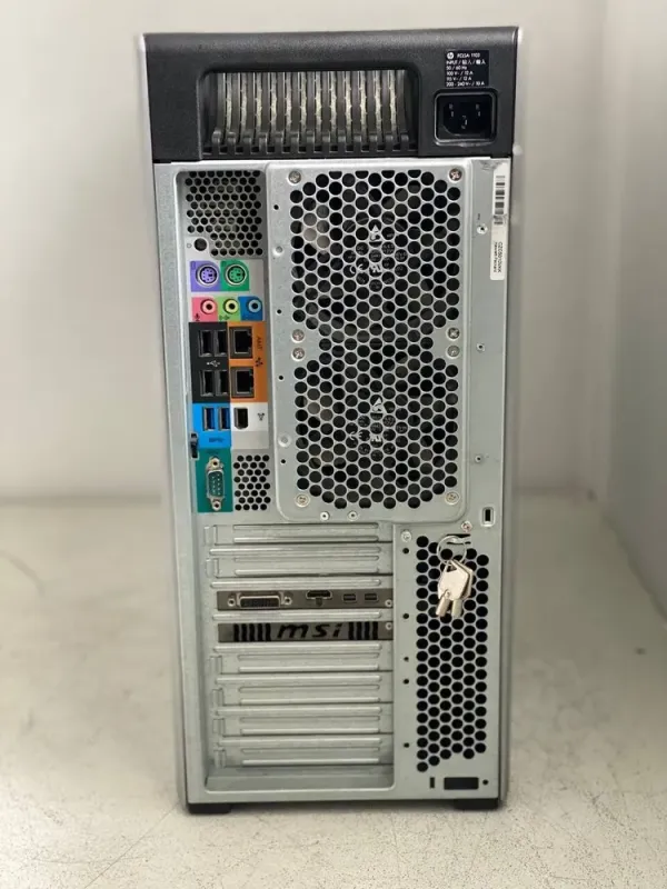 Робоча станція HP Z820 Workstation Tower / 2x Intel Xeon E5-2658 v2 (10 (20) ядер по 2.4 - 3.0 GHz) / 64 GB DDR3 / 240 GB SSD / AMD Radeon R9 280, 3 GB GDDR5, 384-bit / DVD-ROM б/в - зображення 5