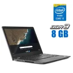 Ультрабук Lenovo ThinkPad 13 Chromebook 20GL / 13.3" (1920x1080) IPS Touch / Intel Core i5-6300U (2 (4) ядра по 2.4 - 3.0 GHz) / 8 GB DDR3 / 32 GB eMMC / Intel HD Graphics 520 / WebCam / ChromeOS б/в