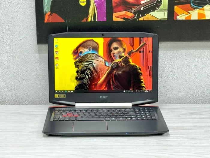 Ігровий ноутбук Acer Aspire VX5-591G / 15.6" (1920x1080) IPS / Intel Core i5-7300HQ (4 ядра по 2.5 - 3.5 GHz) / 16 GB DDR4 / 256 GB SSD M.2 / nVidia GeForce GTX 1050 Ti, 4 GB GDDR5, 128-bit / WebCam / Win 10 б/в - зображення 2