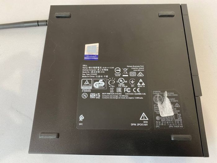 Неттоп Dell OptiPlex 3050 Micro USFF / Intel Core i3-7100T (2 (4) ядра по 3.4 GHz) / 8 GB DDR4 / 240 GB SSD / Intel HD Graphics 630 / DisplayPort / HDMI / Wi-Fi б/в - изображение 5