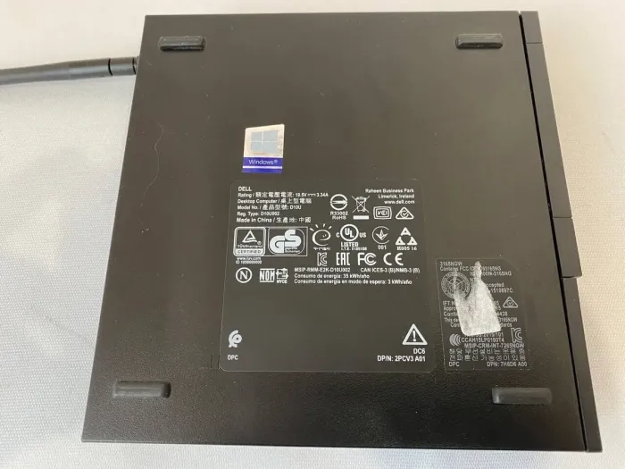 Неттоп Dell OptiPlex 3050 Micro USFF / Intel Core i3-7100T (2 (4) ядра по 3.4 GHz) / 8 GB DDR4 / 240 GB SSD / Intel HD Graphics 630 / DisplayPort / HDMI / Wi-Fi б/в - зображення 5