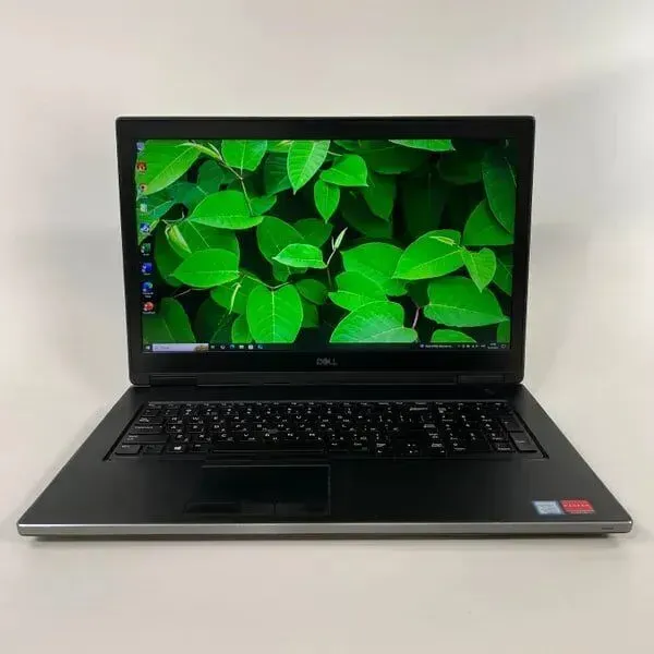 Мобільна робоча станція Dell Precision 7730 / 17.3" (1920x1080) IPS / Intel Core i7-8750H (6 (12) ядер по 2.2 - 4.1 GHz) / 16 GB DDR4 / 512 GB SSD / AMD Radeon Pro WX 7100, 8 GB GDDR5, 256-bit / HDMI б/в - зображення 2