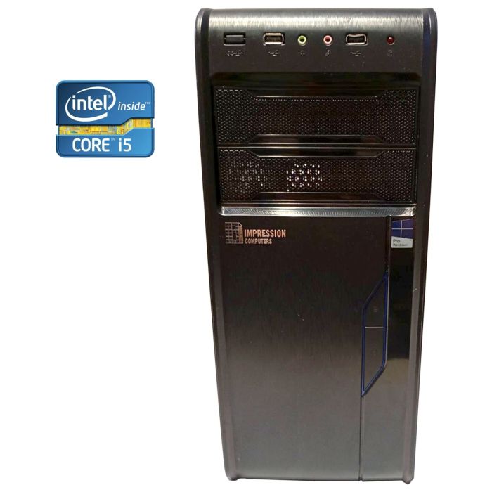 ПК Б-клас Impression Tower / Intel Core i5-4570TE (2 (4) ядра по 2.7 - 3.3 GHz) / 8 GB DDR3 / 320 GB HDD / Intel HD Graphics 4600 / 400W б/в - изображение 1
