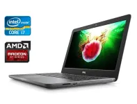 Ноутбук Б-клас Dell Inspiron 5567 / 15.6" (1920x1080) IPS Touch / Intel Core i7-7500U (2 (4) ядра по 2.7 - 3.5 GHz) / 16 GB DDR4 / 256 GB SSD / AMD Radeon R7 M445, 4 GB GDDR5, 64-bit / WebCam б/у