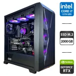 Збірка під замовлення: ігровий ПК Xilence Xilent X X912 ARGB Tower / Intel Core i7-13700K (10 (24) ядер по 2.5 - 5.4 GHz) / 64 GB DDR5 / 2000 GB SSD M.2 / nVidia GeForce RTX 3090, 24 GB GDDR6X, 384-bit / 850W б/в