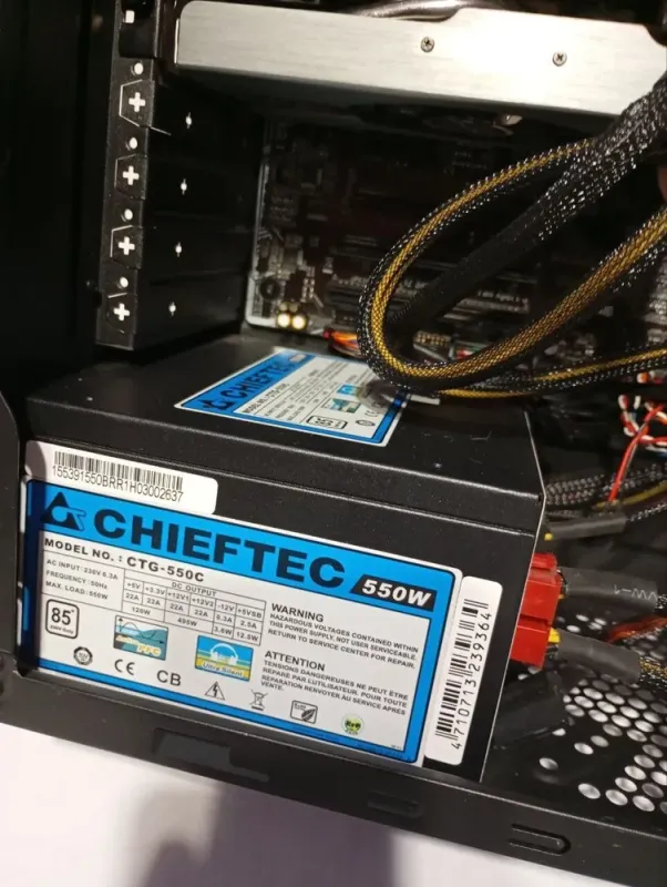 Ігровий ПК Cooler Master Elite 431 Tower / Intel Core i5-6400 (4 ядра 2,7 - 3,3 ГГц) / 16 ГБ DDR4 / 500 ГБ SSD + 1000 ГБ HDD / nVidia GeForce GTX 560, 2 ГБ GDDR5, 256-біт / DVD-RW / 550 Вт б/в - зображення 9