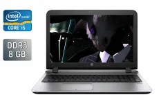 Ноутбук HP ProBook 450 G3 / 15.6" (1366x768) TN / Intel Core i5-6200U (2 (4) ядра по 2.3 - 2.8 GHz) / 8 GB DDR3 / 240 GB SSD / HD Graphics 520 / WebCam / Fingerprint / Windows 10 б/в