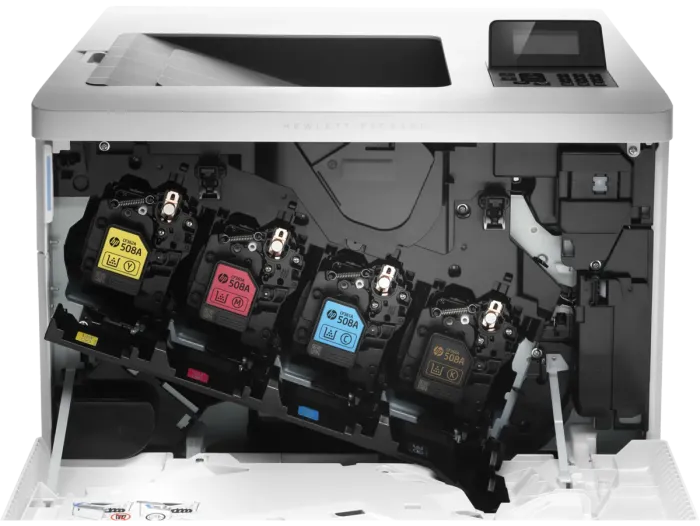 Принтер HP Color LaserJet Enterprise M553dn / Лазерний кольоровий друк / 1200x1200 dpi / A4 / 38 стор/хв / Ethernet, USB 2.0 / Дуплекс б/в - зображення 3