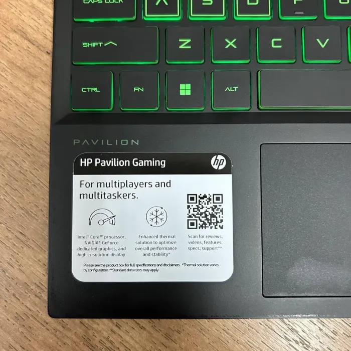 Ігровий ноутбук Б-клас HP Pavilion Gaming 15-dk2003nr / 15.6" (1920x1080) IPS / Intel Core i7-11370H (4 (8) ядра по 3.0 - 4.8 GHz) / 8 GB DDR4 / 512 GB SSD / nVidia GeForce RTX 3050, 4 GB GDDR6, 128-bit / WebCam б/в - зображення 9