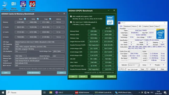 Нетбук Dell Latitude E7250 / 12.5" (1366x768) TN / Intel Core i7-5600U (2 (4) ядра по 2.6 - 3.2 GHz) / 16 GB DDR3 / 180 GB SSD / Intel HD Graphics 5500 / WebCam / Win 10 Pro б/в - зображення 7