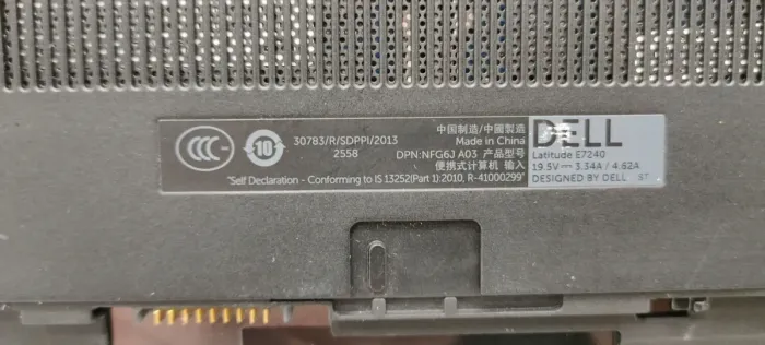 Нетбук Dell Latitude E7240 / 12.5" (1366x768) TN / Intel Core i5-4310U (2 (4) ядра по 2.0 - 3.0 GHz) / 8 GB DDR3 / 256 GB SSD M.2 / Intel HD Graphics 4400 / WebCam б/в - зображення 8