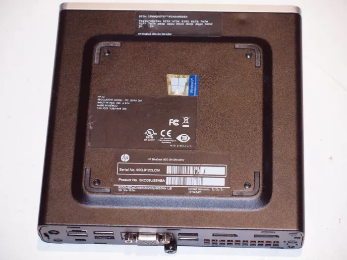 Неттоп HP EliteDesk 800 G4 Desktop Mini USFF / Intel Core i5-8500 (6 ядер по 3.0 - 4.1 GHz) / 8 GB DDR4 / 128 GB SSD / Intel UHD Graphics 630 / DisplayPort б/в - зображення 5